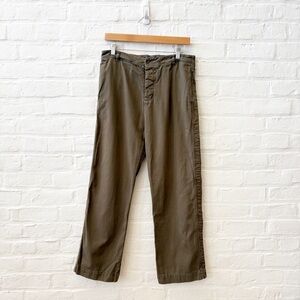 XiRENA‎ || Thatcher Pant Chino Trouser Cotton Army Olive Green Medium